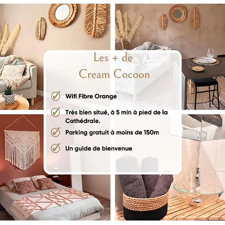 Cream Cocon - Wifi - Centre *